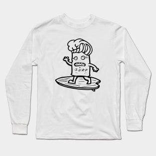 Surfing Sushi Long Sleeve T-Shirt